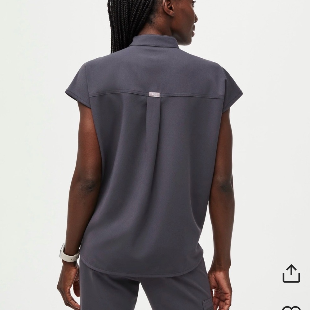 Rafaela Oversized Figs Scrub Top - Picture 2 of 3